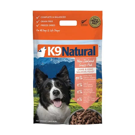 K9 Natural Freeze Dried Lamb & Salmon Adult Dog Food